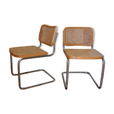 Suite de deux chaises Knoll par Marcel Breuer 1970's