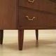 Danish teak chest of drawers with six drawers and lockable top drawer, 1960s