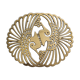 Golden table mat