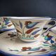 Set of 4 handmade cups and saucers – Hand-painted – Izni style