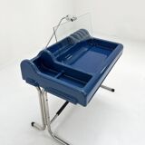 Orix blue desk by vittorio parigi & nani prina for molteni, 1970