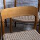 4x Niels Møller chair Model 75 in Oak, 1960s Denmark