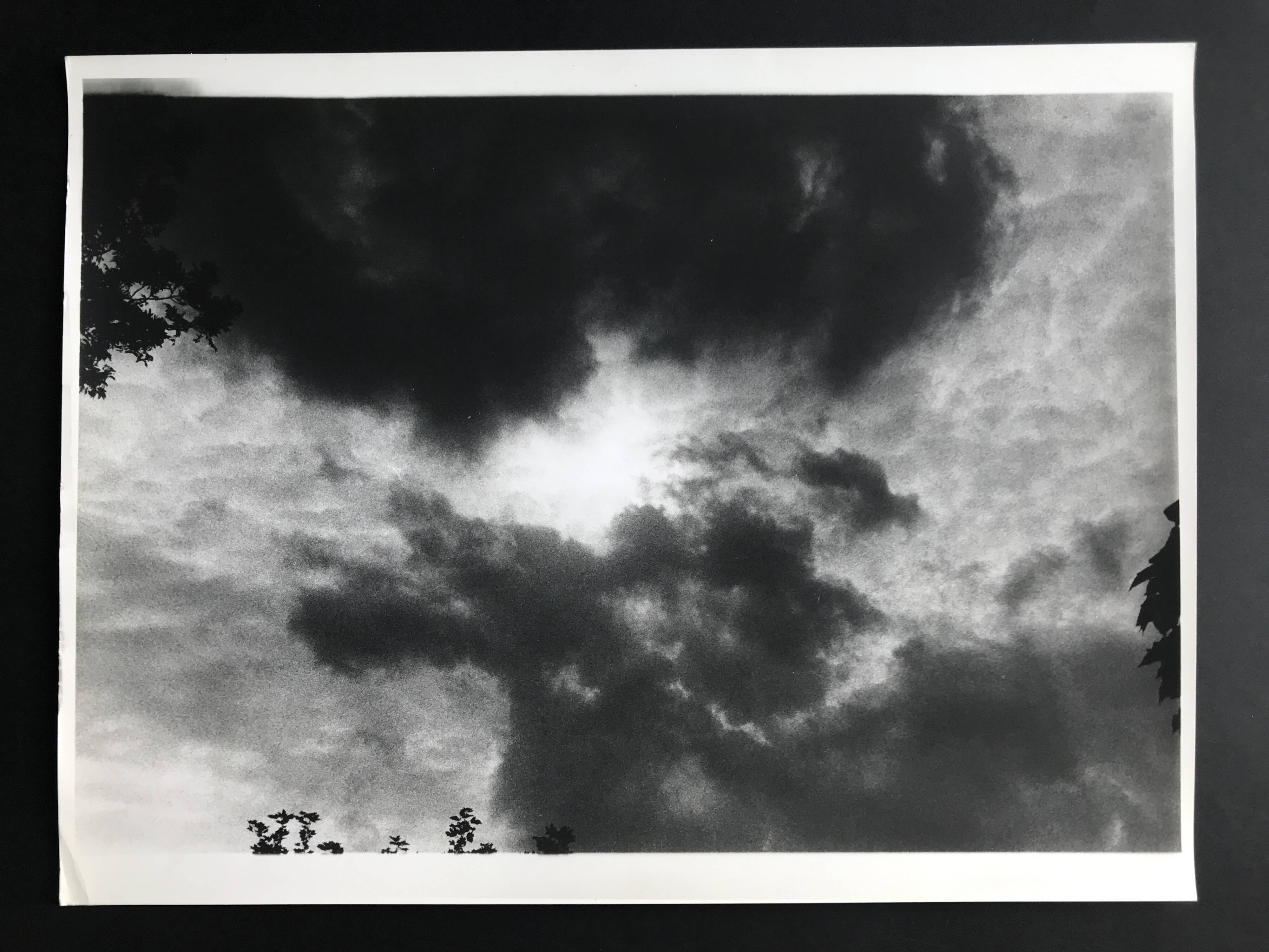 Rosine NUSIMOVICI, Untitled (Cloud IV), c 1980. Black and white silver print