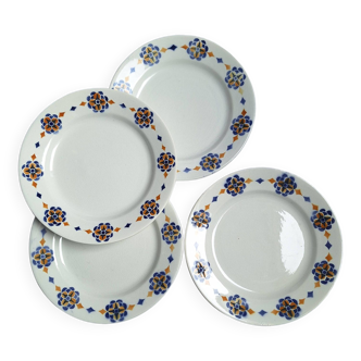 Moulin des loups art deco flat plates