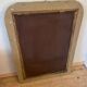 Matte white Louis Philippe style mirror