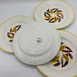Lot de 4 assiettes Digoin