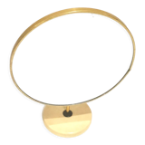 Golden table mirror