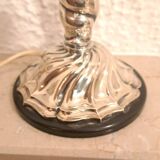 Silver table lamp