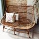 Rattan bench