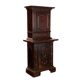 Neo-baroque antique buffet in silvered pine, Italy, 19th century