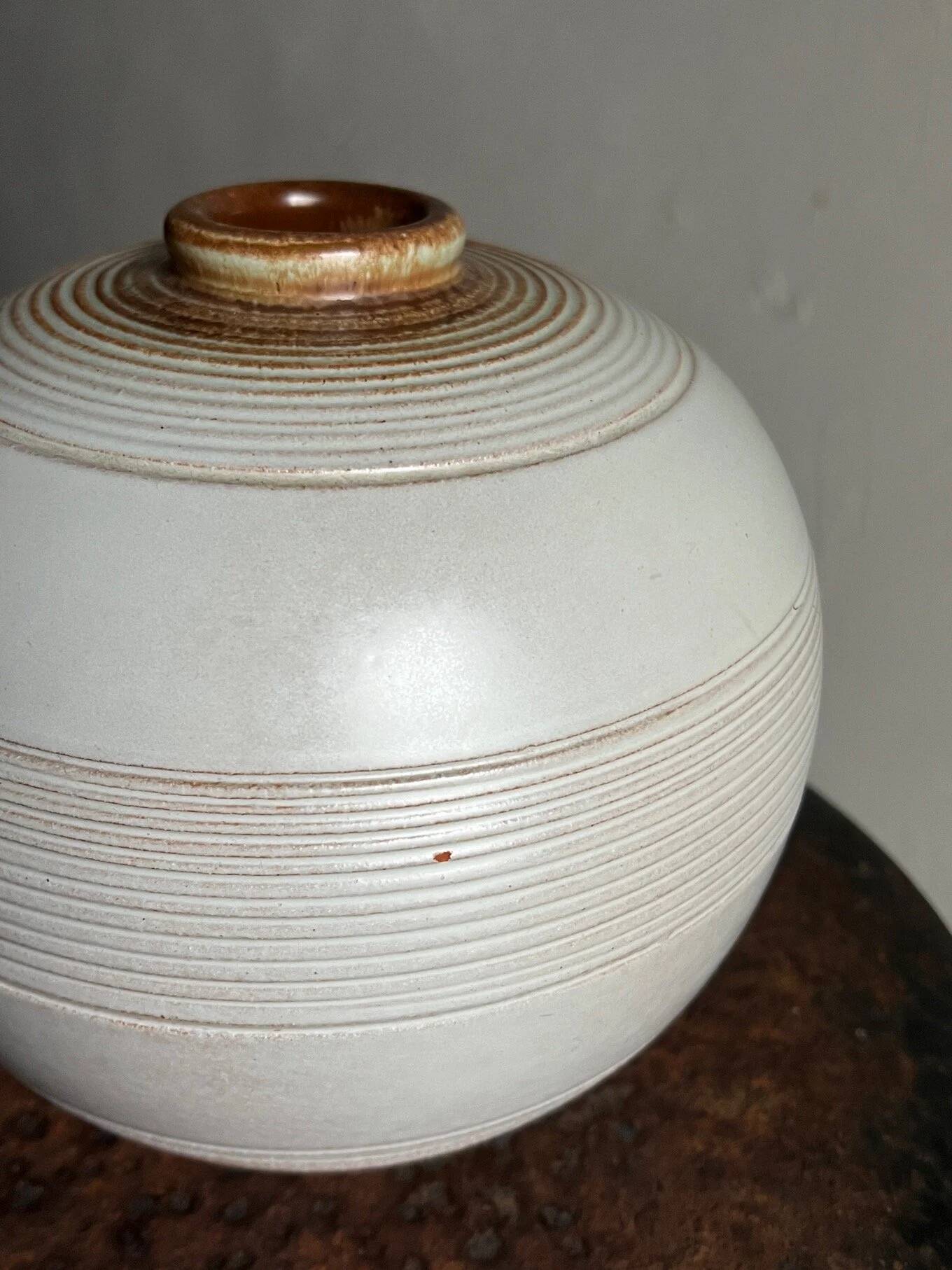 Art Deco ceramic vase by Anna-Lisa Thomson | Upsala Ekeby | Sweden | 1930s