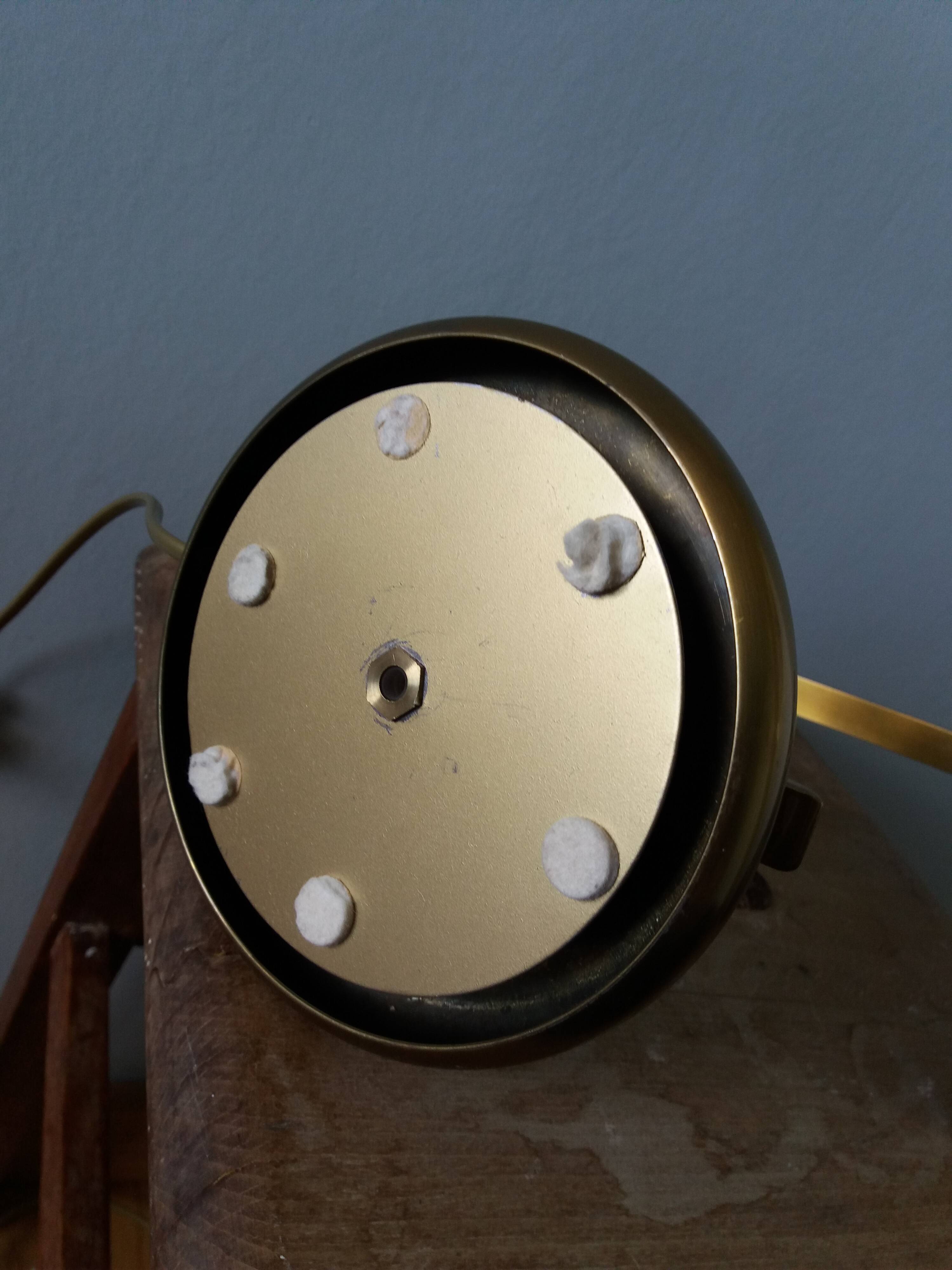 Articulated desk lamp, notary or banker lamp