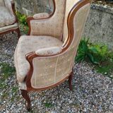 Paire de fauteuils anciens style louis xv