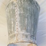 Old bucket with thick zinc handle