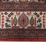Tapis traditionnel persan Kashan Area, tapis oriental tissé à la main - 106x163cm