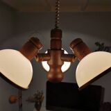 Suspension Steinhauer vintage 3 lampes années 80