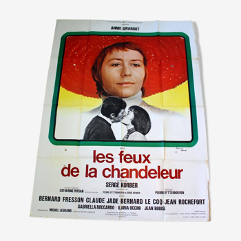 Affiche cinéma originale "Les Feux de la Chandeleur" 1972 Annie Girardot 120x160 cm