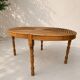 Oval solid wood table – Large dining table 188 × 135 cm