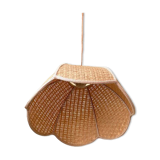 Wicker flower suspension