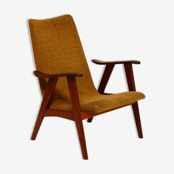 Vintage men’s armchair designed by louis van teeffelen for wébé in the 1960s