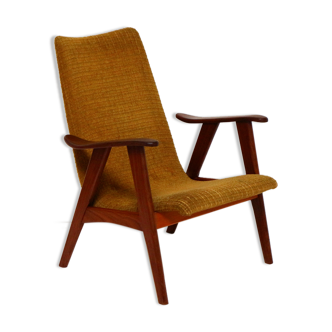 Vintage men’s armchair designed by louis van teeffelen for wébé in the 1960s