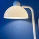 Vintage white acrylic glass space age floor lamp