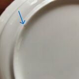 Deep dish "Fine street lamp" KG Lunéville