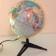 Light globe to tripod foot Rico vintage 60s
