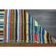 1970s Vintage Turkish Oushak Handmade Wool Cotton Blue Runner Rug 163x306