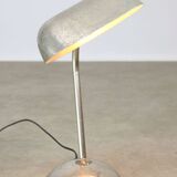 Weathered Italian Table Lamp in Chrome, 1940s