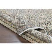 1970s Vintage Turkish Oushak Handmade Wool Cotton Brown Area Rug 193x275