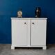 Retro commode with shelves Art Deco painted wood
