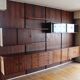 Danish wall bookcase by Thygesen and Sorensen in rosewood, 1960