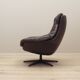 Leather swivel armchair, Danish design, 1960s, designer: H.W. Klein, manufacture: Bramin