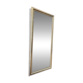Mirror of the in-between – Louis XVI style – White lacquered and gilded with gold leaf