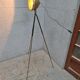Former Ducellier Paris lighthouse in polished brass on gold tripod and adjustable black