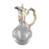 Silver metal ewer "tuileries" ercuis