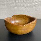 Empty wooden pocket of olivier