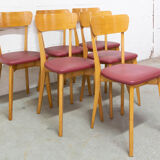 6 chaises 1950
