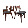 Erik Buch Chairs Set of 4 in Teak Model 130