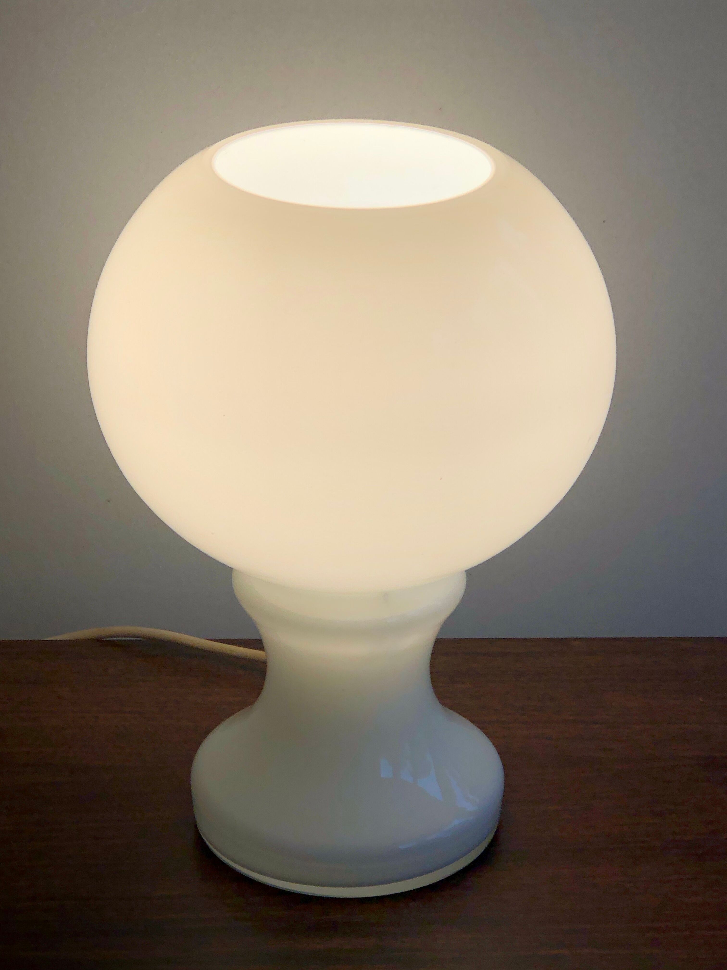 Italian Murano glass lamp, 70s