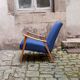 Pair of Scandinavian armchairs from the 60s new fabrics and foam
