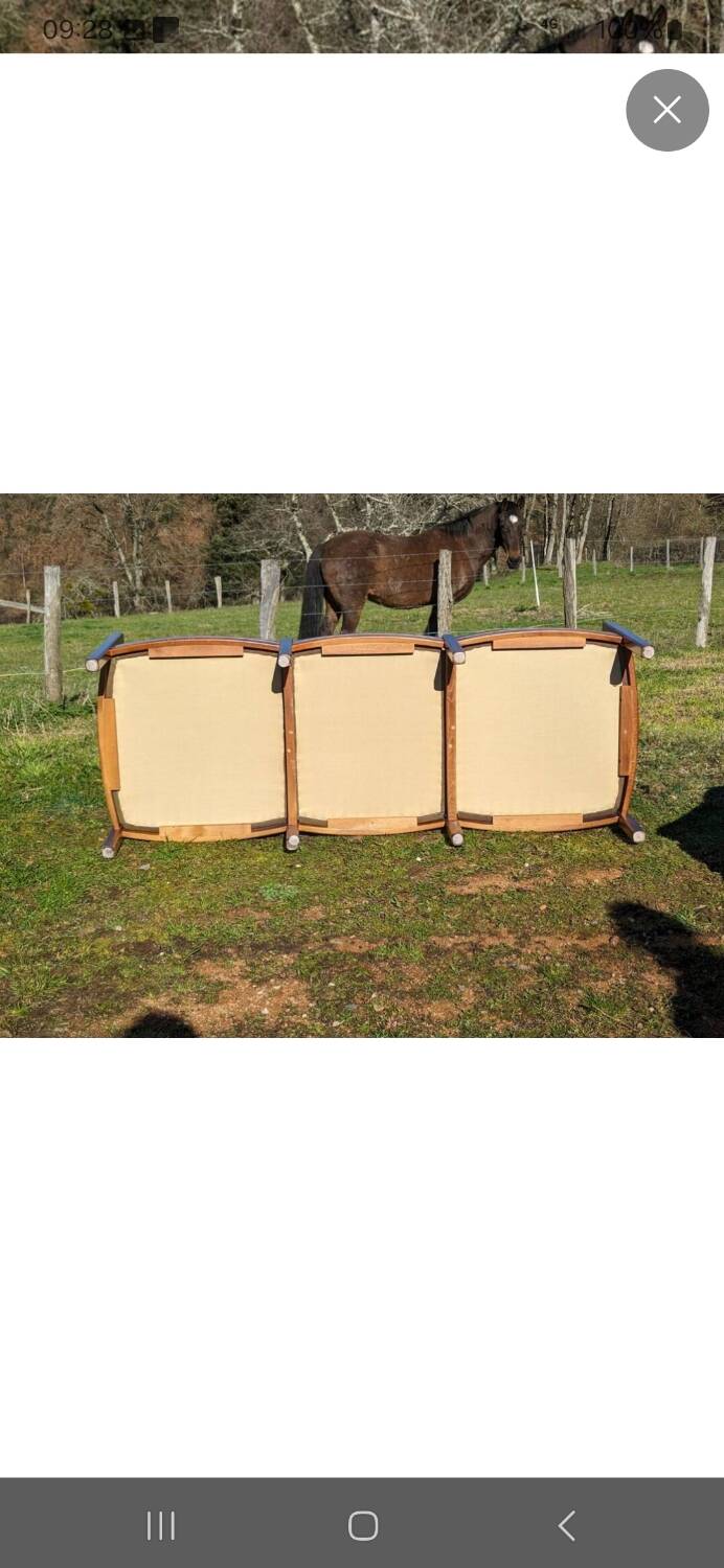 Canapé suédois Arne Norell années 60/70