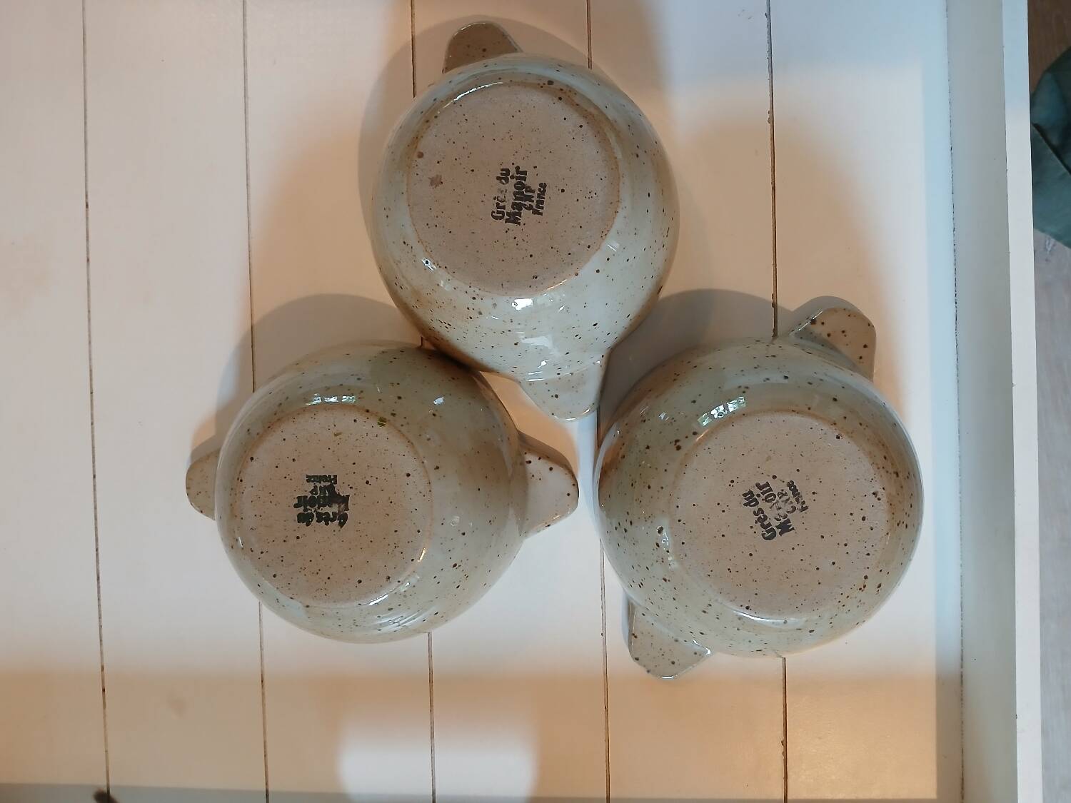 3 old ear bowls