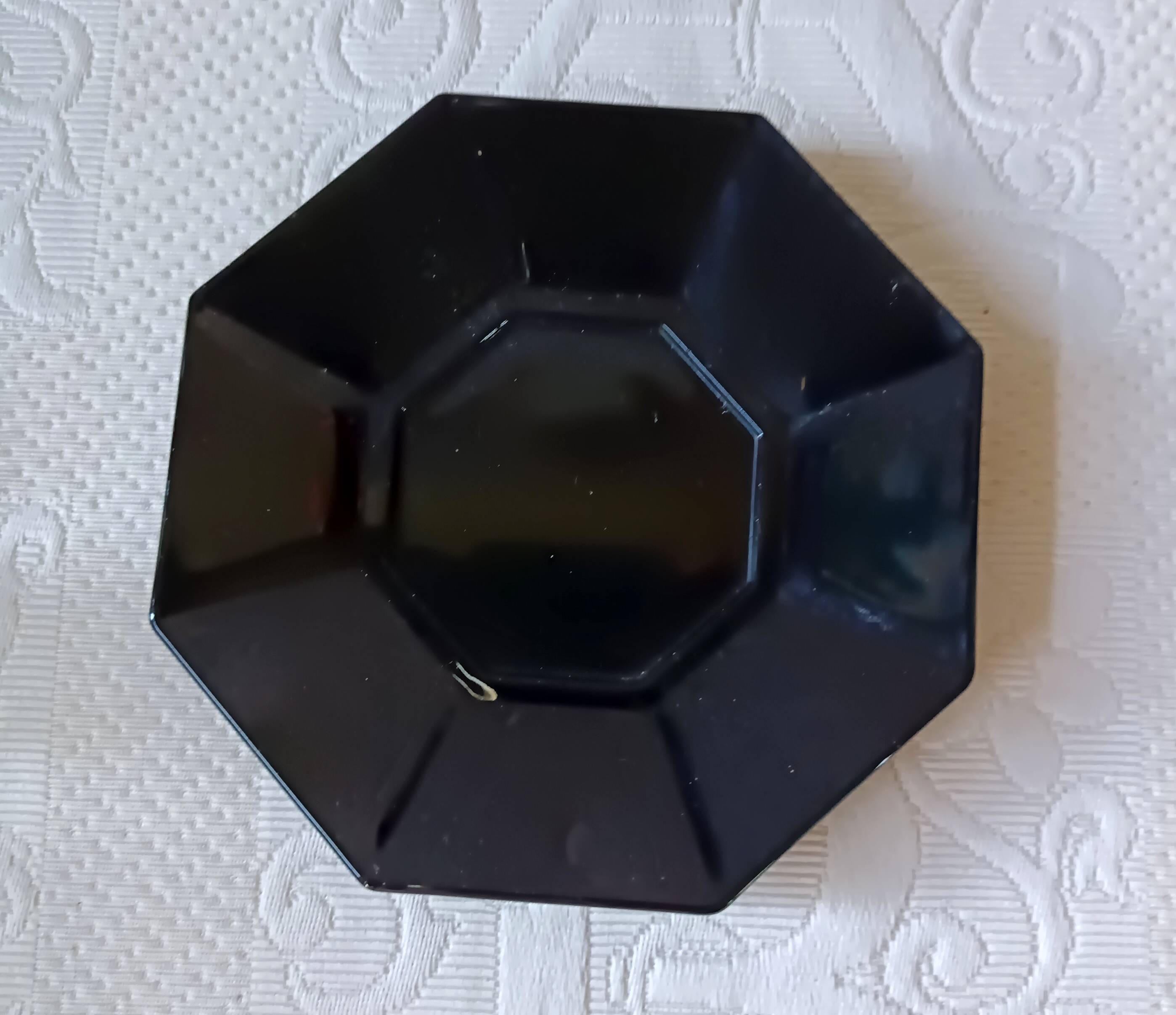 2 large opaline cups French Vintage Arcoroc Model Octime