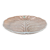 Vintage Swedish glass plate Eden by Orrefors, 1970s.