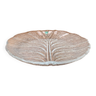 Vintage Swedish glass plate Eden by Orrefors, 1970s.