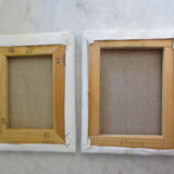 2 paintings on canvas