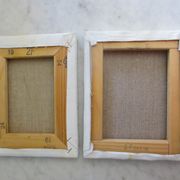 2 peintures sur toile
