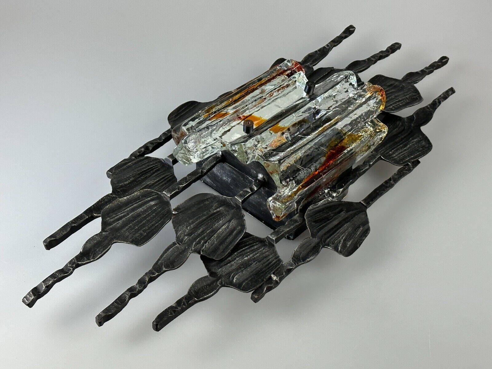 60s 70s Brutalist Wall Lamp Tom Ahlström & Hans Ehrlich Wall Sconce